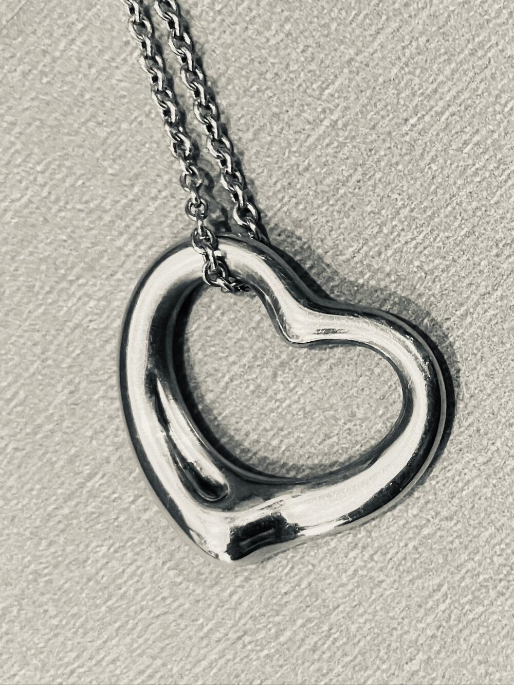 Tiffany's Elsa Peretti Heart Necklace